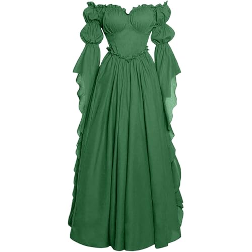 Robe médiévale pour reconstitution historique et spectacle de cosplay