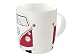 VW Collection by BRISA Camper Bus Coffee Mug Red Official VW Licensed Product
