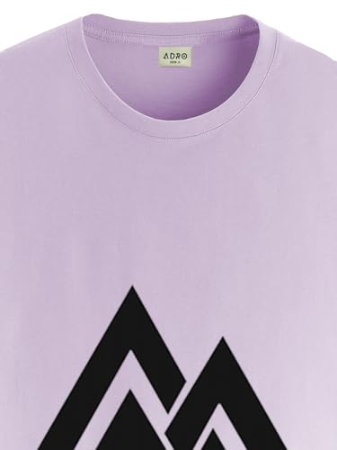 Image of ADRO Men's 100% Cotton Regular Fit T-Shirt