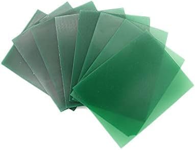 Jewelry Carving Wax Block - Dark Green Hard Sliced Casting Wax Plate for Engraving Gold and Silver Jewelry - Perfect for Artisans and Students (3mm)