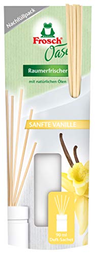 Preisvergleich Produktbild Frosch Oase Sanfte Vanille 90 ml Nachfüllpack, 4er Pack (4 x 0.09 l)