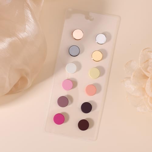 Image of 12pcs Hijab Magnetic Pins, Strong Hijab Magnets Multi-Purpose Scarf Clasp Pinless Brooch Buttons for Women Scarves Clothes Dress (Color A)