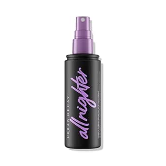 Urban Decay All Nighter Waterproof Makeup Setting Spray - Natural Finish, Smudge-Proof, Transfer-Resistant, Up to 16HR Wear, Cool Skin Temperature, Fine Mist, Controls Shine, For All Skin Types