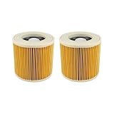 PYQMZTRV Premium Wet & Dry Vacuum Cleane SE4001 MV1 WD3200 WD3300 A2204 A2656 Replacement Dust Bag Filter，Compatible for Karcher WD3 MV3(2pcs)