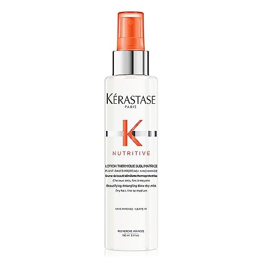 Kérastase Protetor Térmico Nutritive Lotion Thermique Sublimatrice, Para Cabelos Secos e Finos, Spray Desembaraçante, Porteção Térmica de até 230°C, 150ml