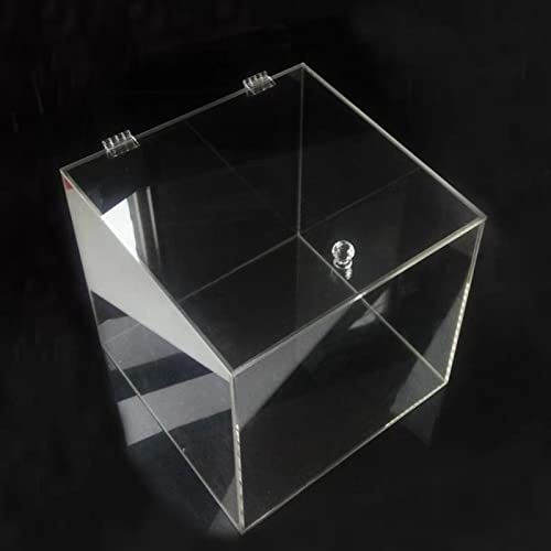 Pack of 12 Hinges Clear Acrylic Hinges Small Transparent Plastic Piano Hinge Self-Adhesive Folding Hinges Tools for Cabinet Drawer Furniture DIY Display Stand 35 x 25 mm