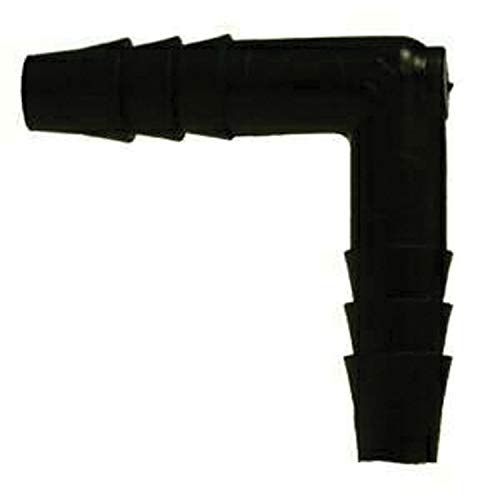 Image of Midland Metal 33-394B Polyethylene Elbow Union Barb x Barb - 1 /2 in. x 1 /2 in.