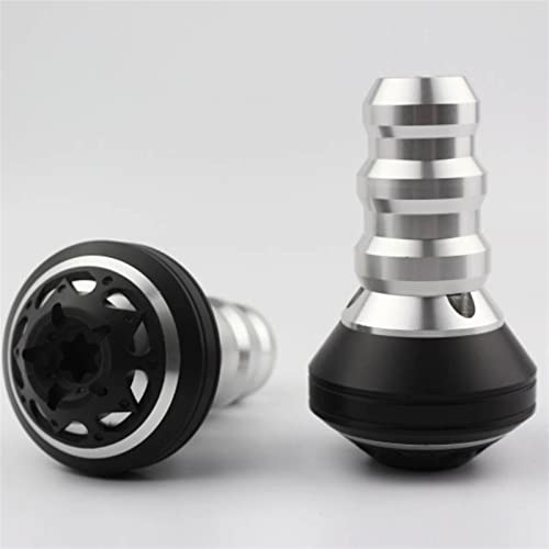 Protection contre les chutes Yamaha en aluminium CNC argenté pour cadre de moto