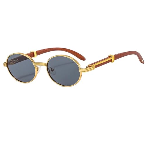 Lunettes de soleil rondes verres noirs classiques protection totale contre les UV