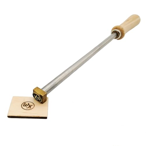 extern beheizter Brandstempel mit deinen persönlichen Initialen