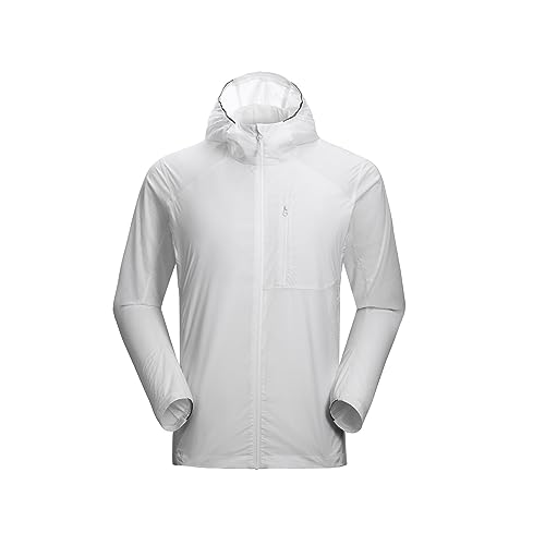 Image of KAILAS Men's Running Jacket Windbreakers Sun Protection Rain Jacket Ultralight Hooded for Hiking Traveling