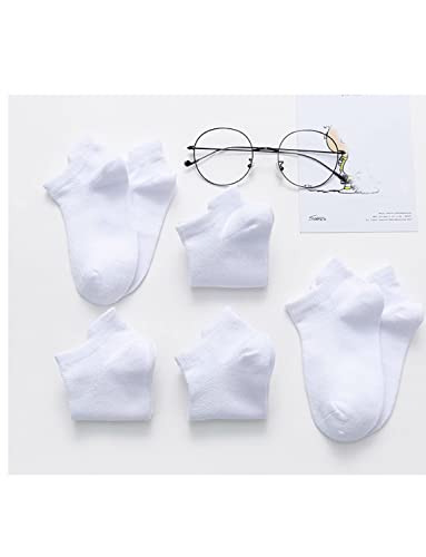 Twtility 5 Pack Kids Boys Mesh Thin Cotton Socks Low Cut No Show Soft Short Ankle Socks 1-14 Years #TOP6