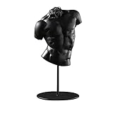 LZHLMCL Estatua De La Escultura Escultura De Busto Negro Antiguo Accesorios De Decoración del Hogar Arte Resina Personaje Estatua Habitación Artesanía Figurita Regalo B