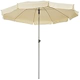 goodsun Sombrilla de jardín BE, Natural, 240 cm, 10 Piezas