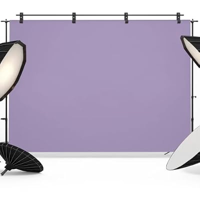Pure Lavender Purple Backdrop 10x8ft Modern Solid Color Minimalist Art Photography Backdrop Photoshoot Background Tapestry Banner for Birthday Baby Shower Decoration Party Video Photo Studio Props