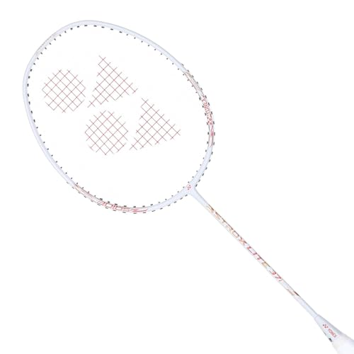 Image of Yonex Astrox Lite 37i Strung Badminton Racquet, Lightweight, High Flex, Fast Swing Power and Control, for Beginners and Intermediate Players (Pearl White, 5U5)