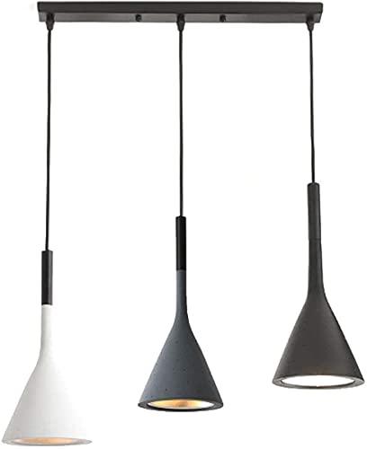 Lustre 3 lumières en résine pour illuminer votre salle à manger et espace d'étude