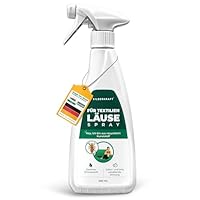 Silberkraft Läusespray für Textilien 500ml, Umgebungsspray gegen Läuse & Nissen, Textilspray mit Zitronenduft, Alternative zu Permethrin, Nachfüllpackung für Haushalt & Umgebung.