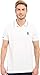 U.S. Polo Assn. Men's Solid Pique Polo Shirt with Color-Tipped Collar and Cuffs