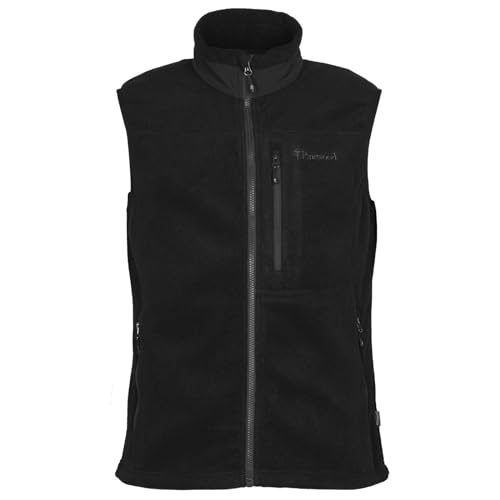 Pinewood Herren Fleeceweste, ärmellose grün, schwarz, oder blaue Outdoor Weste aus 100% übergebliebenen Stoffe, ideales Fleece für die Jagd und zum Wandern
