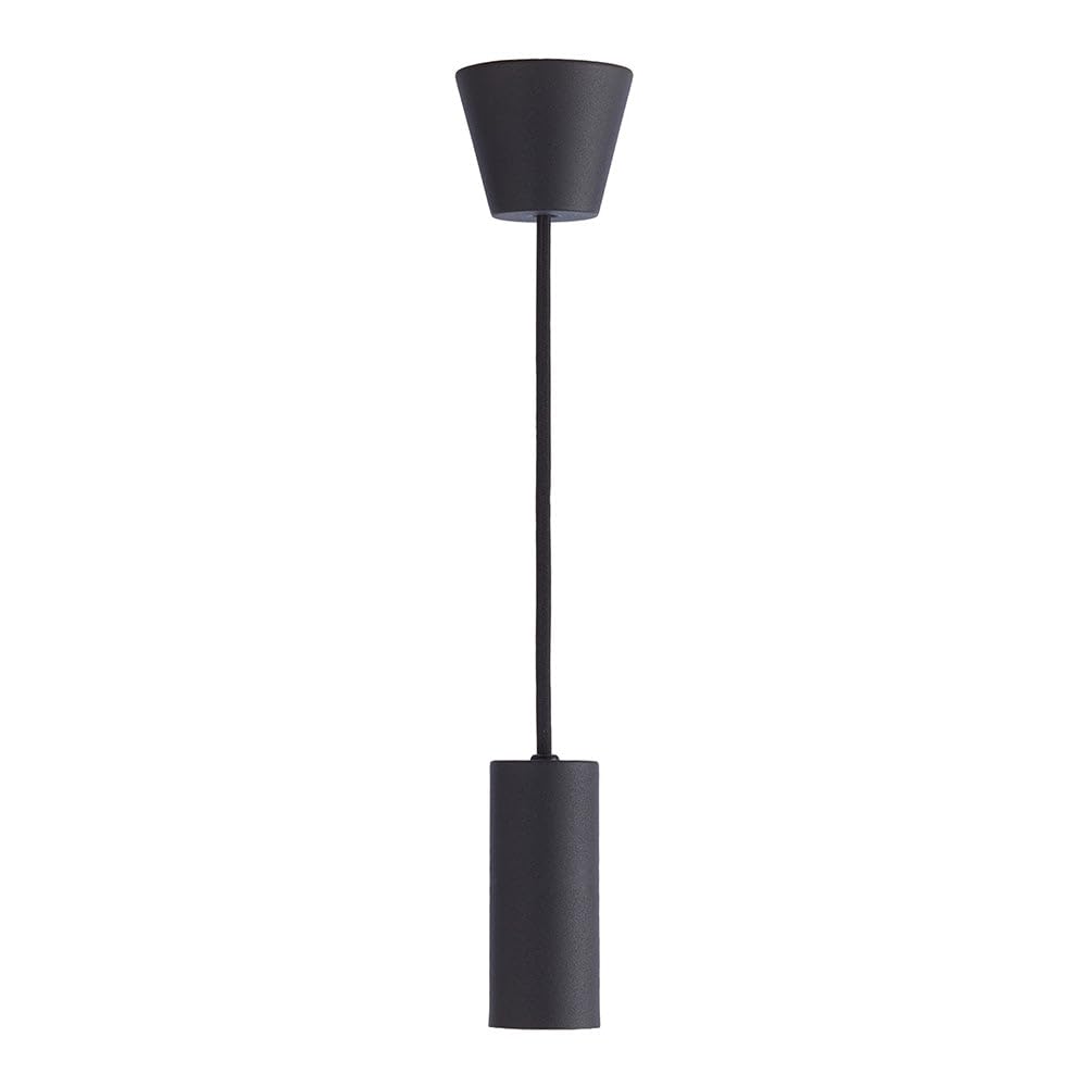 SYLVANIA SylPendant Decorative Metal Pendant Light Black E27 Lampholder Ceiling Light