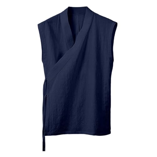 Chaleco cómodo frente abierto para hombre que buscan ropa fresca
