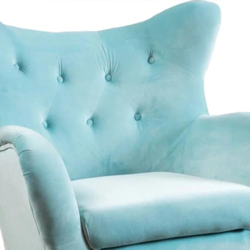 Image of Lakdi The Furniture Premium Velvet Upholstered Accent Chair with Tufted High Back, Modern Mid-Century Armchair & Durable Wood Legs | 5 Years Warranty | Free Assembly - 15185161