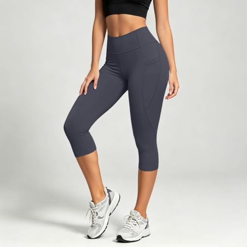 Legging Capri opaque taille haute pour éviter la transparence