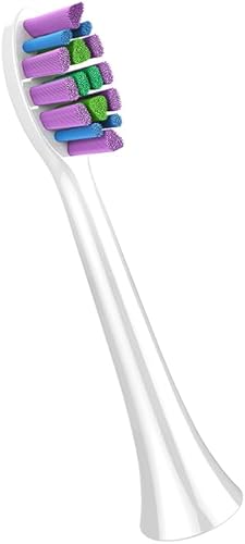 Miniatura 5 de Cepillo de dientes sónico con 2 cabezales de cepillo, recargable, 5 modos de cepillado, temporizador inteligente, impermeable, blancodorado