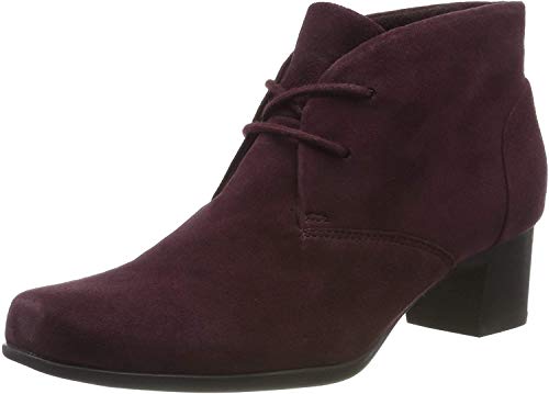 Clarks Un Damson Tie, Botines Mujer, Marrón (Aubergine SDE Aubergine SDE), 36 EU