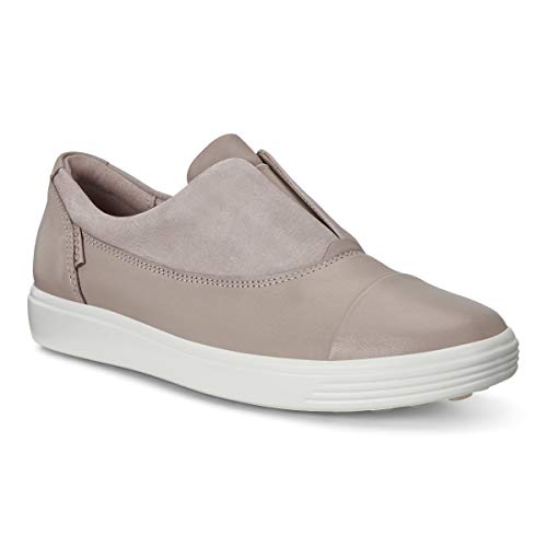 ECCO Women's Soft 7 Slip On 2.0 Sneaker, Grey Rose/Grey Rose, 38 M