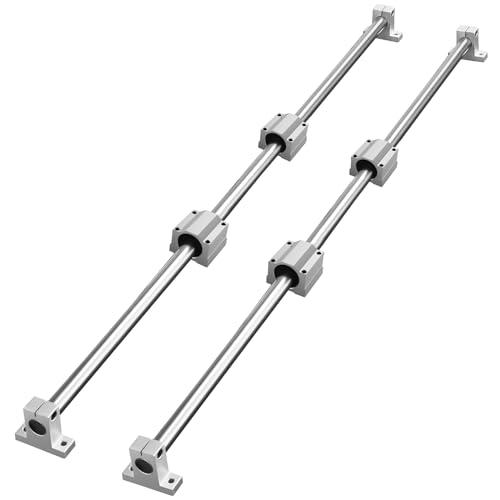 Vevor SC20UU20X1000MM Linear Rail Slide Sfc20-1000Mm 2 Pcs 39.4 In/1000Mm Sfc20 Guide Rails 4 Pcs Sc20 Slide Blocks 4 Pcs Rail Supports Linear Rails And Bearings Kit thumb #11