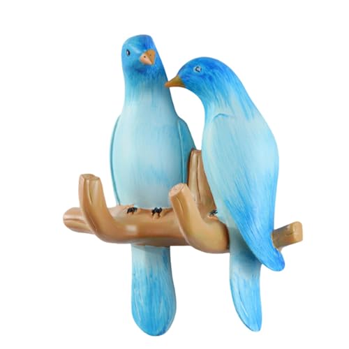 Crochet clé oiseau magnétique en résine pour frigo et mur de cuisine