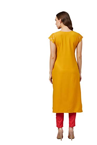 Image of ZIYAA Women's Synthetic Kurta