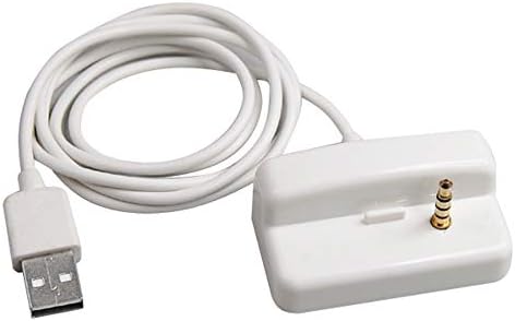 Digiflex White USB Charger Dock Cradle Docking Station for Ipod Shuffle 2nd 3rd Gen Generation