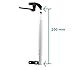 CR-MOESANCO® Kompasse-Set rechts + links Polifix + Basis aus Polyfix für Wohnwagen, 20 cm, Fensterarm für Wohnmobil, Halterung, 200 mm, Halterung zum Heben
