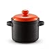 Pentole Pentole Pentole in ceramica Casseruola Pentole per zuppa Grande fuoco 600 gradi Pentola calda ad alta temperatura Sana ciotola colorata Pentole per zuppa Porridge Argilla Sabbia (3,8 l) Padel