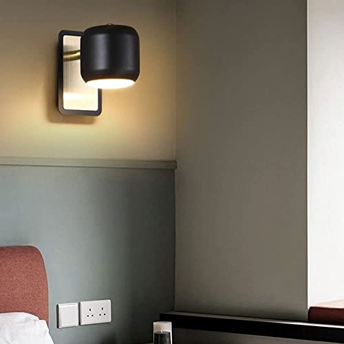 Luz de pared simple LED para lectura en el dormitorio y baños modernos 5