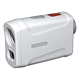 TWOHIM Telémetro de golf de bolsillo, color blanco