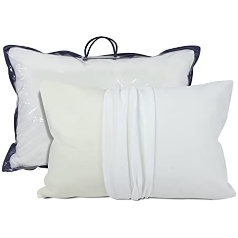 npluseins Nackenstützkissen Viscoelastisches Kopfkissen 50x70cm 1520.2193, Visco Flock ca. 50 x 70 cm Cover