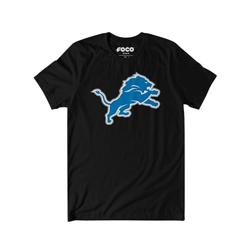 Image of FOCO Men's NFL Team Primary Logo Black Short Sleeve T-Shirt
