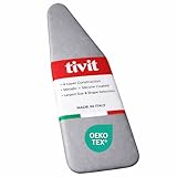 EuroPro - Funda acolchada para tabla de planchar asimétrica - Funda acolchada de 3 capas para tabla de planchar Euro-Pro Deluxe - Revestimiento AlumiTek, reflectante del calor y resistencia a la