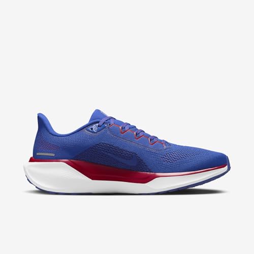 Nike Nike Pegasus 41 Men's Road Running Shoes (New York) (FZ5088-400, Rush Blue/White/Gym Red/White) Size 13