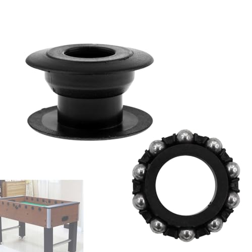 zalati Lot de 10 roulements à billes en métal pour barre de babyfoot, 16 mm