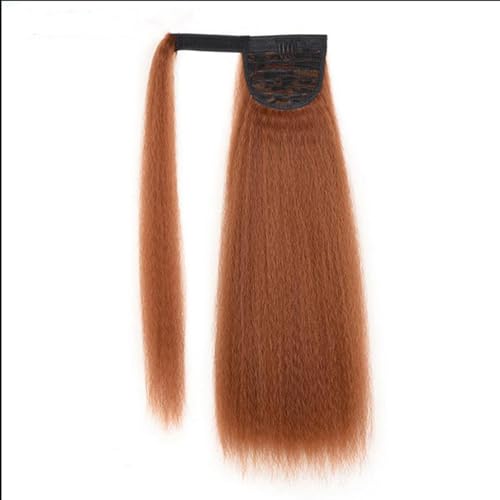 Pince en queue de cheval postiche longue de 60 cm pour masquer les cheveux fins et courts