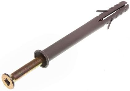 One Stop DIY 250 x NYLON HAMMER IN FRAME FIXINGS MASONRY PLUGS & SCREW 10 X 100MM NEW