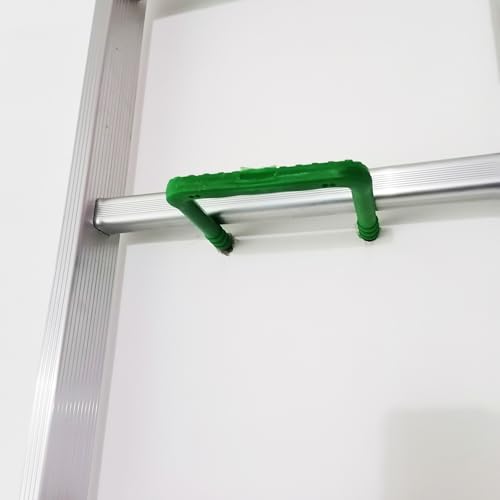 Scala in acciaio resistente per emergenze, manutenzione esterna, lavori in garage, design sicuro, stabile e durevole, per uso domestico e professionale