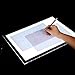 A4 Ultra-Thin Portable LED tracing Light Box Dimmable Brightness LED Art Tracing Pad for Artist Drawing Sketching Animation Stencilling and 5d Diamond Painting (Black, A4)
