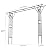 Carotex Flat Top Garden Arch Trellis Pergola, 11.8 x 9.02 FT Large Metal Arbor for Climbing Plants, Plastic-Coated Galvanized Steel Frame, Outdoor Decorative Arch for Garden, Backyard, Lawn (Black)