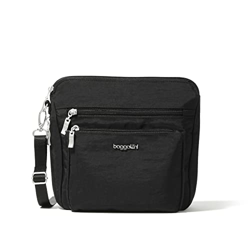 Baggallini Expandable Modern Pocket Crossbody Black/Black One Size #TOP17